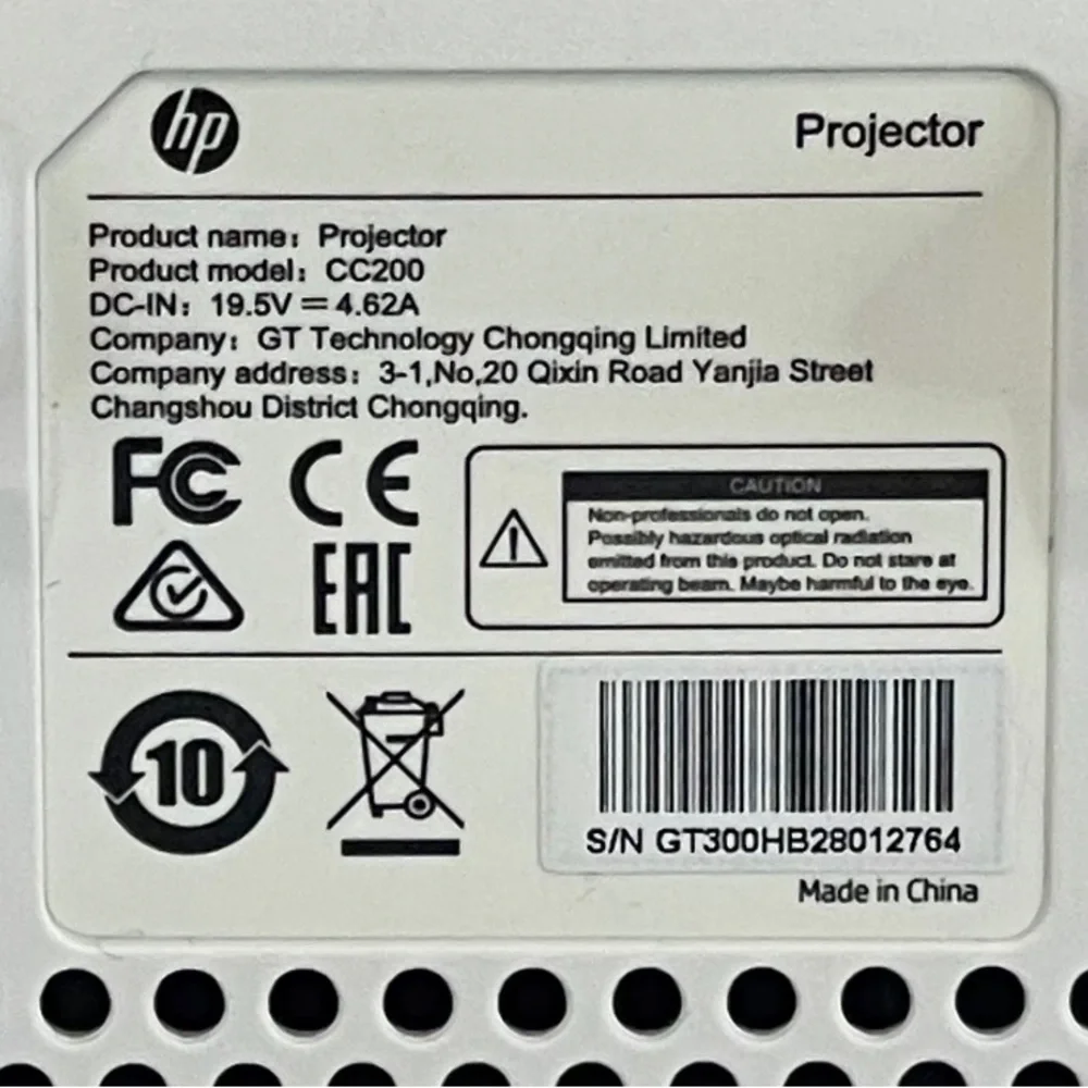 HP CC200 Citizen Cinema 1080p HD Projector with Roku Express and HD Audio